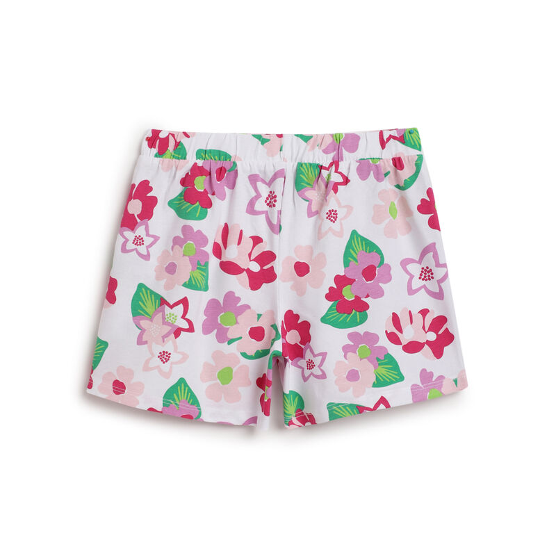 Girls Multicolor Printed Shorts (Pack Of 3) image number 2